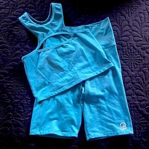 Bombshell workout shorts and tops size small